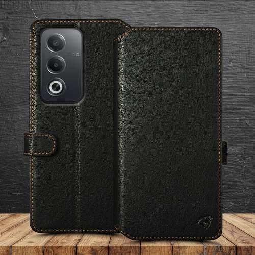 чехол-кошелек на OPPO A80 Черный Stenk Premium Wallet фото 1