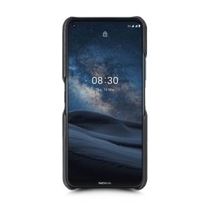 Шкіряна накладка Stenk Cover для Nokia 8.3 Чорна