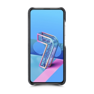 Кожаная накладка Stenk Cover для ASUS Zenfone 7 (ZS670KS) Чёрная
