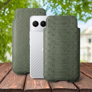 Футляр Stenk Sportage Python для OnePlus Nord 4 Оливковий