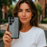 Накладка Stenk ExBacker Python Scales Samsung Galaxy S25 Ultra Сірий