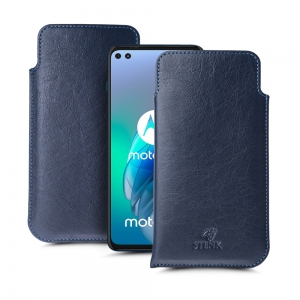 Футляр Stenk Elegance для Motorola Moto G100 Синий