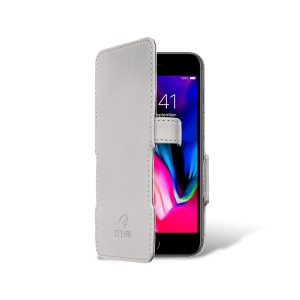 Чехол книжка Stenk Prime для Apple iPhone 8 Plus Белый