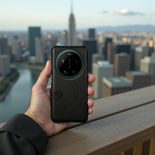 чехол-книжка на Xiaomi 17 Ultra Черный Stenk Premium фото 6