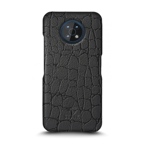 Шкіряна накладка Stenk Reptile Cover для Nokia G50 Чорна