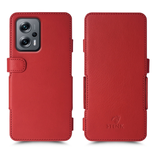 чехол-книжка на Xiaomi Poco X4 GT Красный Stenk Prime фото 1