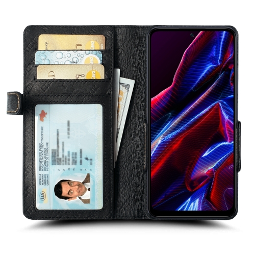 чохол-книжка на Xiaomi Poco X5 Чорний Stenk Wallet фото 2