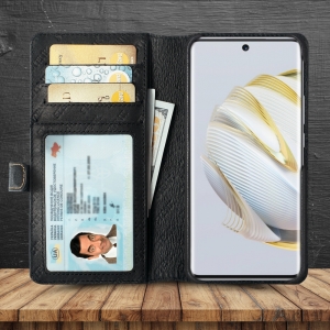 Чехол-портмоне Stenk Premium Wallet для HuaWei Nova 10 Чёрный