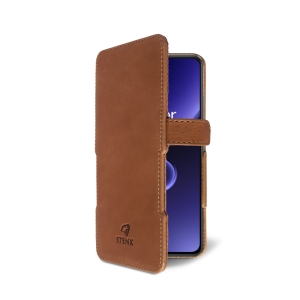 Чехол книжка Stenk Prime для OnePlus Nord CE3 Camel