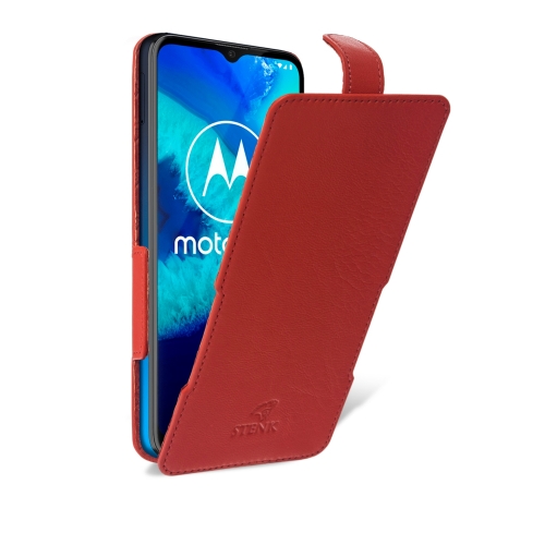 Чехол флип Stenk Prime для Motorola Moto G8 Power Lite Красный