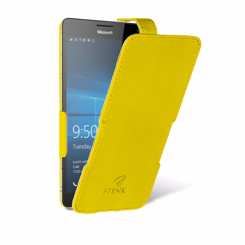 чохол-фліп на Microsoft Lumia 950 XL Жовтий Stenk Сняты с производства фото 2