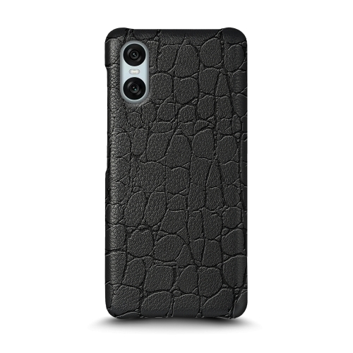 бампер на Sony Xperia 10 VI Черный Stenk Reptile фото 1