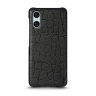 Кожаная накладка Stenk Reptile Cover для Sony Xperia 10 VI Черный