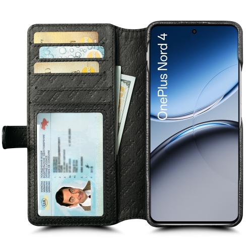 чохол-гаманець на OnePlus Nord 4 Чорний Stenk Premium Wallet фото 2