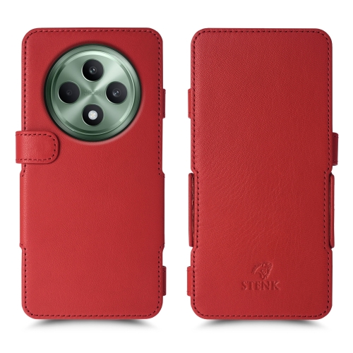 чехол-книжка на OPPO Reno12 FS Красный  Prime фото 1