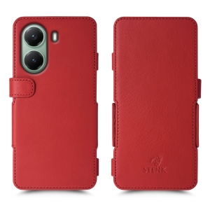 Чехол книжка Stenk Prime для Xiaomi Poco X7 Pro Красный