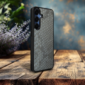 Накладка SkinBacker Mini Python Scales для Samsung Galaxy S25 Серый