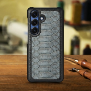 Накладка Stenk ExBacker Python Scales Samsung Galaxy S25 Сірий