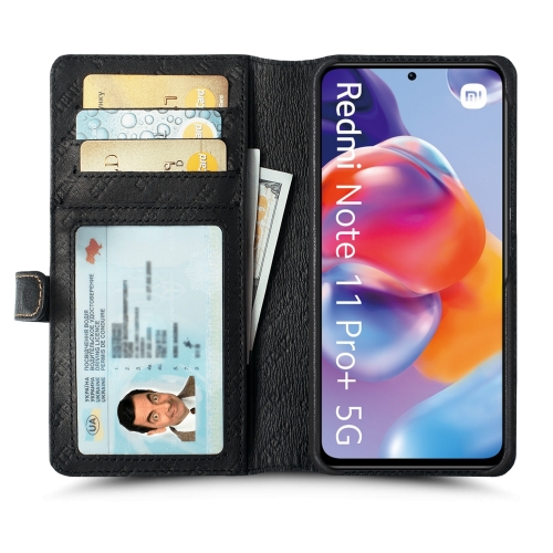 чохол-гаманець на Xiaomi Redmi Note 11 Pro Plus 5G Чорний Stenk Premium Wallet фото 2