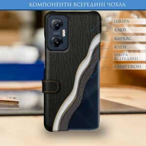 Чохол книжка Stenk Premium для Infinix Hot 20 5G Чорний