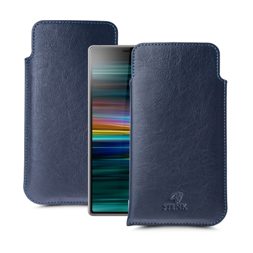 чехлы-футляры на Sony Xperia 10 Синий Stenk Elegance фото 1
