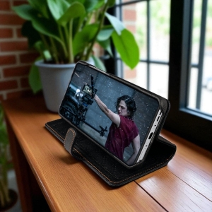 Чохол книжка Stenk Premium Wallet для Motorola Edge 40 Neo Чорний