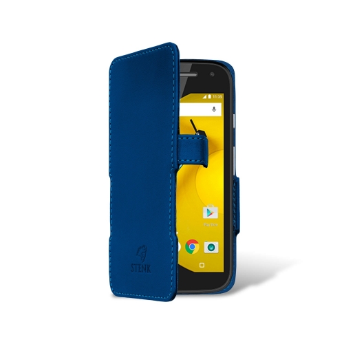 чохол-книжка на Motorola Moto E (2nd Gen) Синій Stenk Сняты с производства фото 2