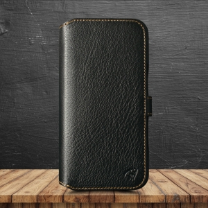 Чехол-портмоне Stenk Premium Wallet для Apple iPhone 16 Pro Max Чёрный