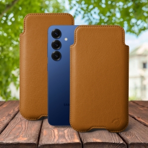 Футляр Stenk Sportage Samsung Galaxy S25 Camel