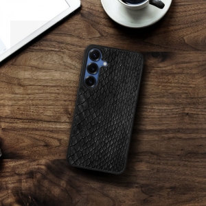 Накладка SkinBacker Mini Python Scales для Samsung Galaxy S25 Чёрный
