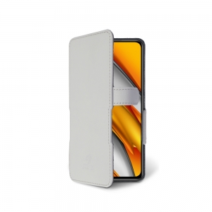 Чехол книжка Stenk Prime для Xiaomi Poco F3 Белый