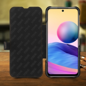 Чехол книжка Stenk Premium для Xiaomi Redmi Note 10 5G Черный