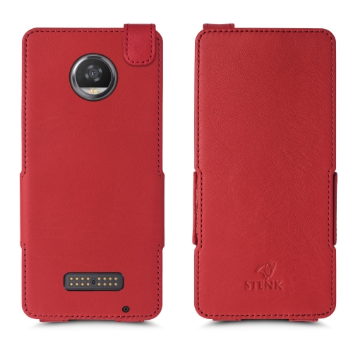 чехол-флип на Motorola Moto Z2 Play Красный Stenk Prime фото 1