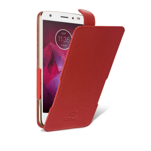 чехол-флип на Motorola Moto Z2 Play Красный Stenk Prime фото 2