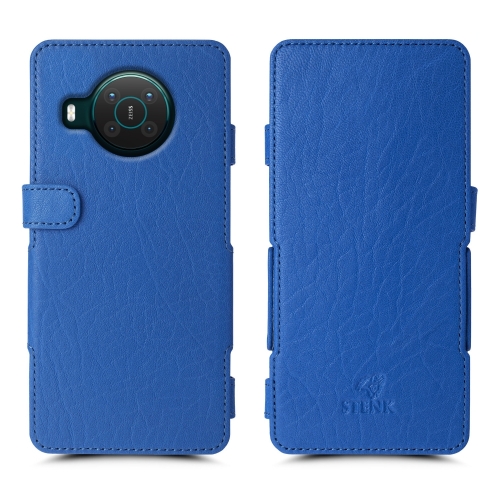 чохол-книжка на Nokia X10 Яскраво-синій Stenk Prime фото 1