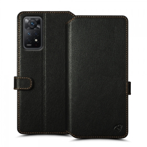 Чехол книжка Stenk Premium Wallet для Xiaomi Redmi Note 11 Pro Чёрный