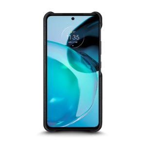 Шкіряна накладка Stenk Reptile Cover для Motorola Moto G72 Чорна