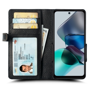Чехол книжка Stenk Wallet для Motorola Moto G23 Чёрный