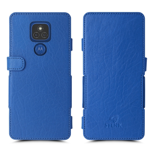 чехол-книжка на Motorola Moto E7 Plus Ярко-синий Stenk Prime фото 1