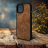 Накладка SkinBacker Wood для Apple iPhone 14 Мирт (Корень)