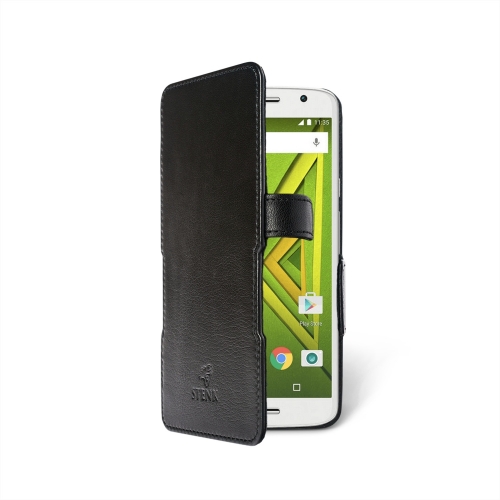 чохол-книжка на Motorola Moto X Play (XT1562) Чорний Stenk Сняты с производства фото 2