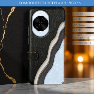 Чохол книжка Stenk Premium для HuaWei Nova 14 Pro Чорний