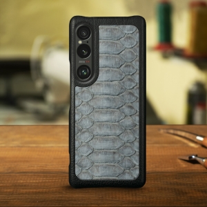 Накладка Stenk ExBacker Python Scales для Sony Xperia 1 VI Серый