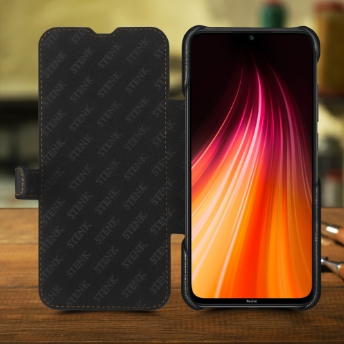 чохол-книжка на Xiaomi Redmi Note 8 (2021) Чорний Stenk Premium фото 2