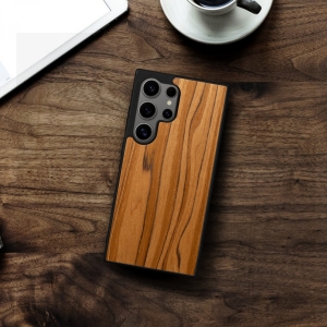 Накладка SkinBacker Wood для Samsung Galaxy S24 Ultra Римская оливка