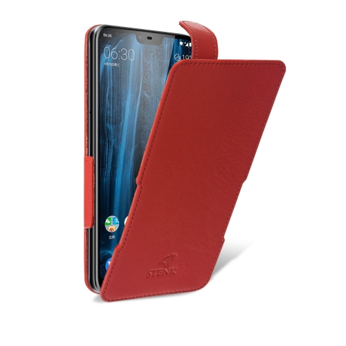 чохол-фліп на Nokia X6 Червоний Stenk Сняты с производства фото 2