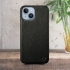 Шкіряна накладка Stenk Cover для Apple iPhone 14 Чорна