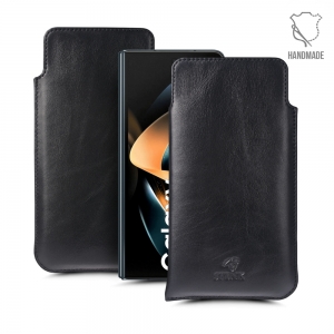 Футляр Stenk Elegance для Samsung Galaxy Fold 4 Чёрный