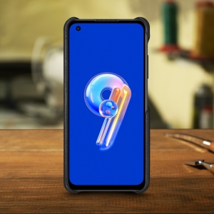 Шкіряна накладка Stenk Cover для ASUS Zenfone 9 Чорна