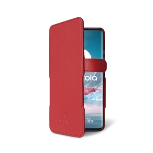 Чехол книжка Stenk Prime для Motorola Edge 40 Neo Красный